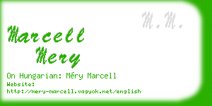 marcell mery business card